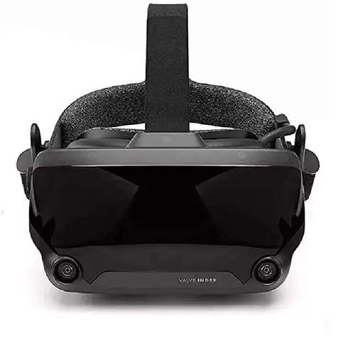 Valve Index VR headset, showcasing advanced virtual reality technology for immersive gaming and digital experiences, designed by Evovise for cutting-edge innovation
